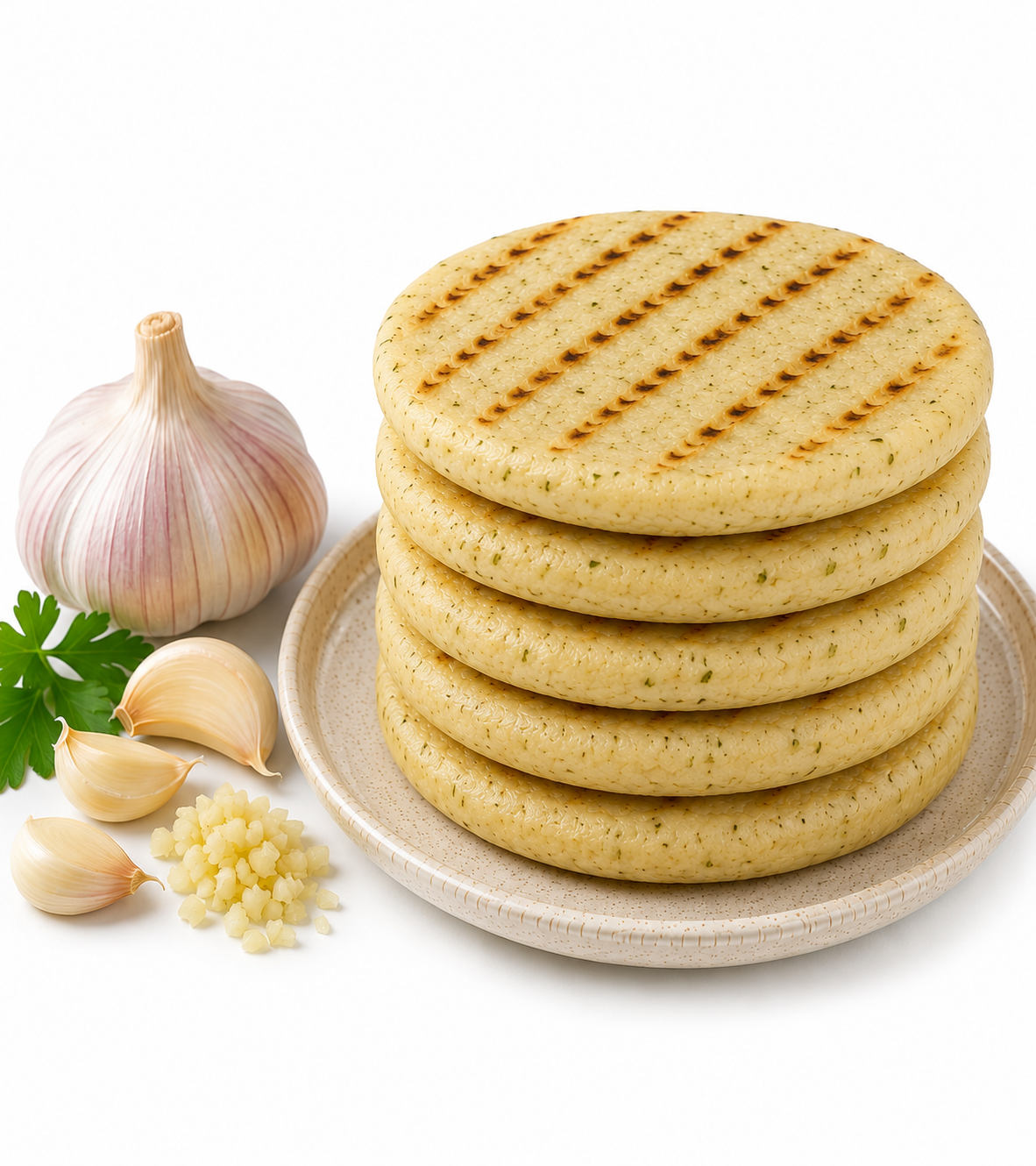 GARLIC AREPAS